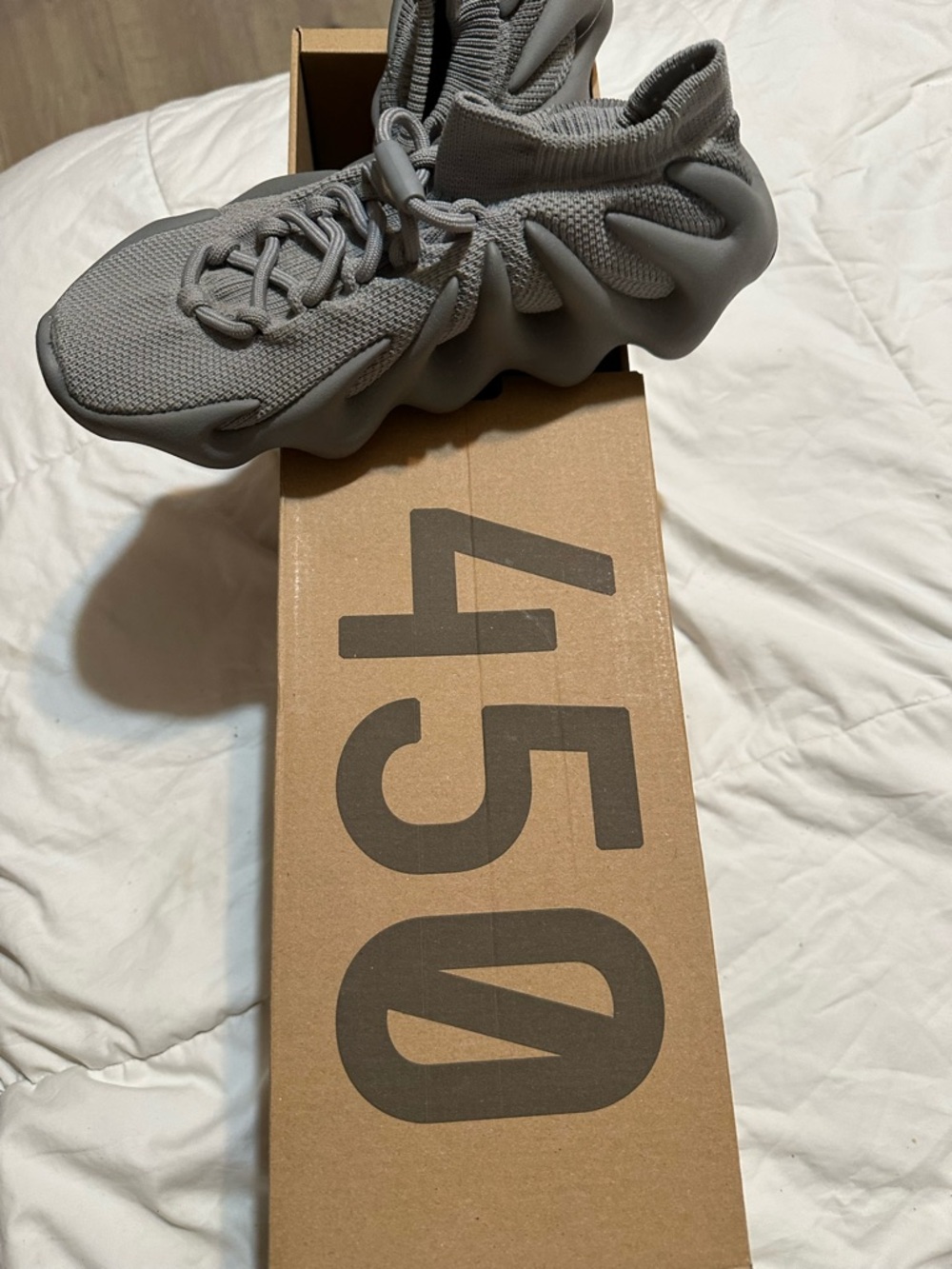 adidas Brown Cardboard Yeezy 450 Shoe Box